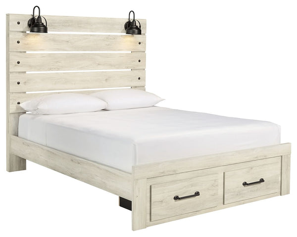 Cambeck - Panel Bed #queen #2drawers