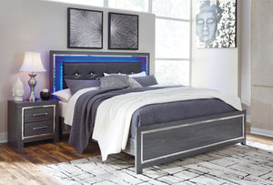 Lodanna - Panel Bed #king #none