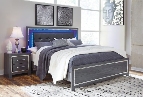 Lodanna - Panel Bed #king #none