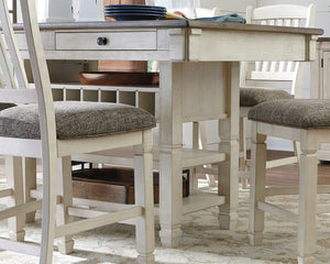 Bolanburg - Mesa alta de comedor rectangular - Beige