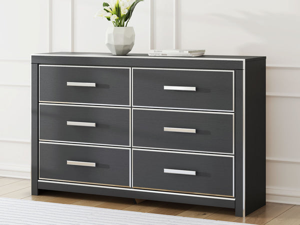 Zuraleus - Six Drawer Dresser #black #dressers