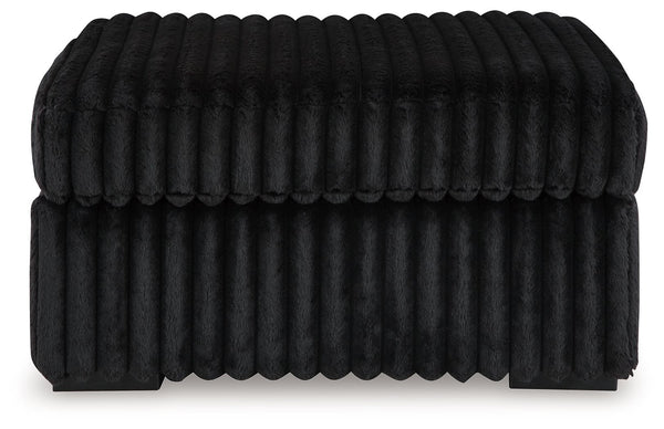 Midnight-Madness - Oversized Accent Ottoman #black