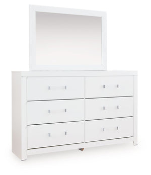 Maeling - Six Drawer Dresser #white #dresser&mirror