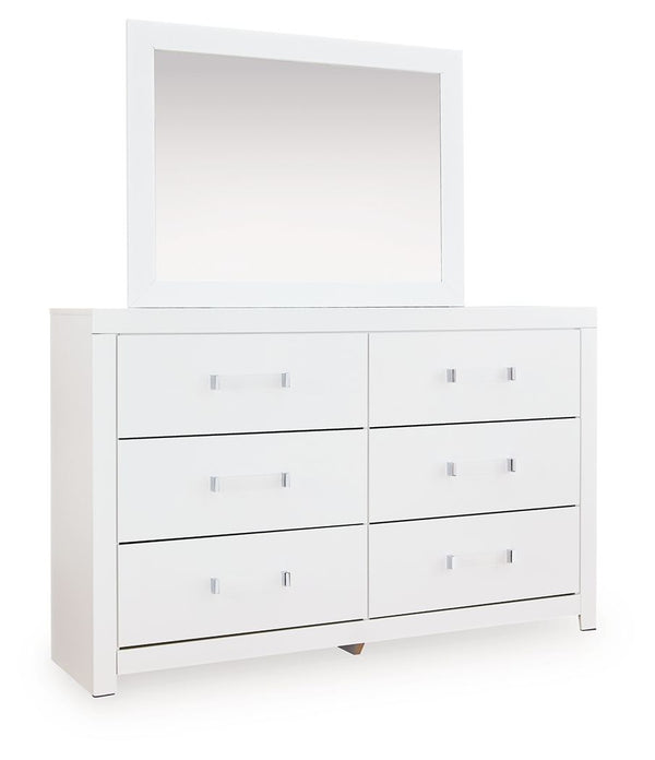 Maeling - Six Drawer Dresser #white #dresser&mirror