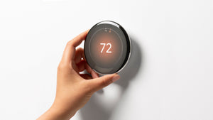Google - Nest Learning Thermostat (4th gen) with Nest Temperature Sensor (2nd gen) - Polished Silver