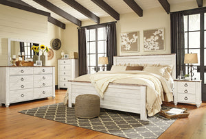 Willowton - Panel Bed #king #none