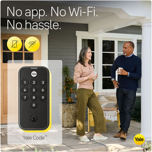 Yale - Code Keypad Deadbolt - Satin Nickel
