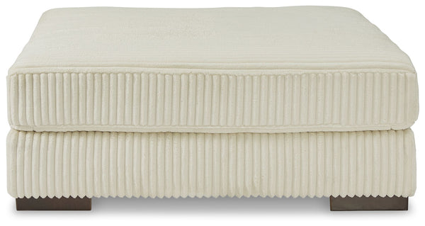 Lindyn - Oversized Accent Ottoman #beige