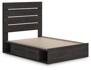 Hollivern - Panel Storage Bed #full