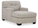 Mahoney - Chaise #pearlsilver