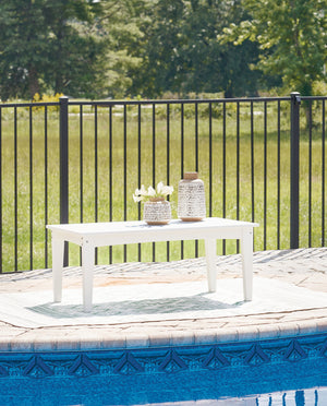 Hyland Wave - Rectangular Cocktail Table #white