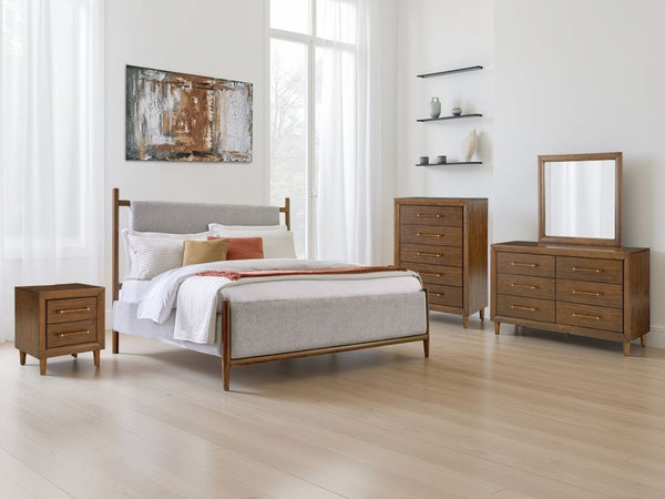 Lyncott - Upholstered Bed #queen