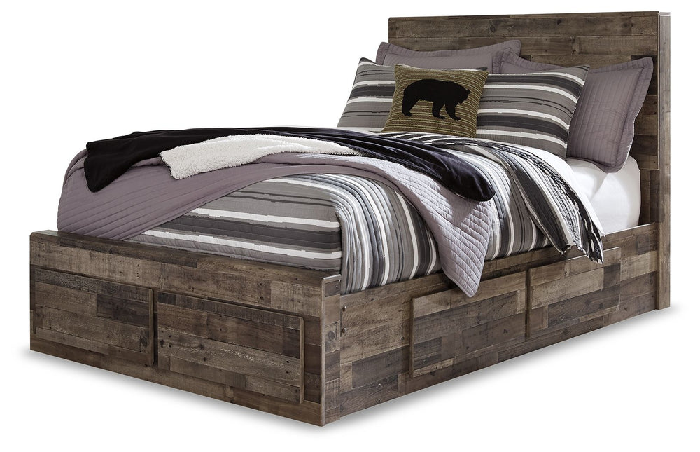 Derekson - Panel Bed #full #6drawers