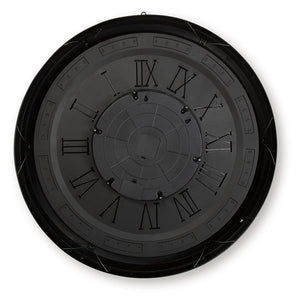 Dairton - Reloj de pared - Acabado negro/dorado