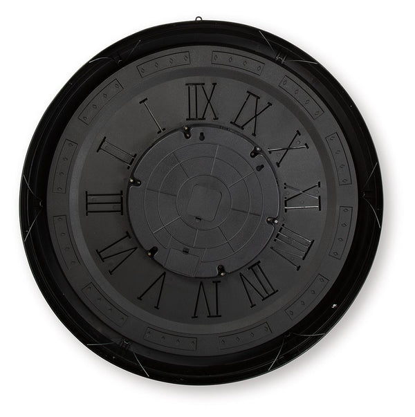 Dairton - Reloj de pared - Acabado negro/dorado