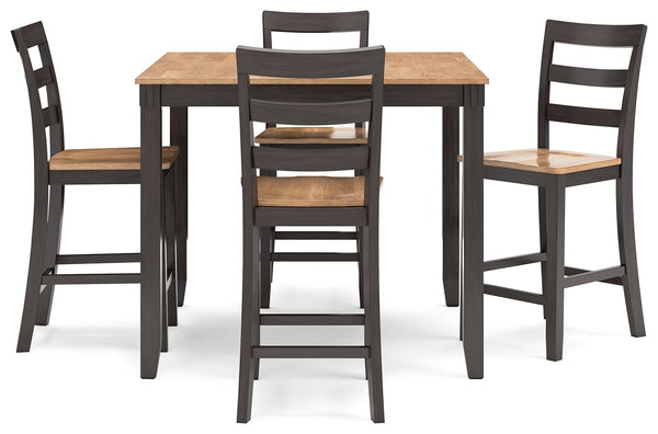 Gesthaven - Dining Room Counter Table Set #darkbrown