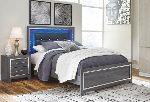 Lodanna - Panel Bed #queen #none