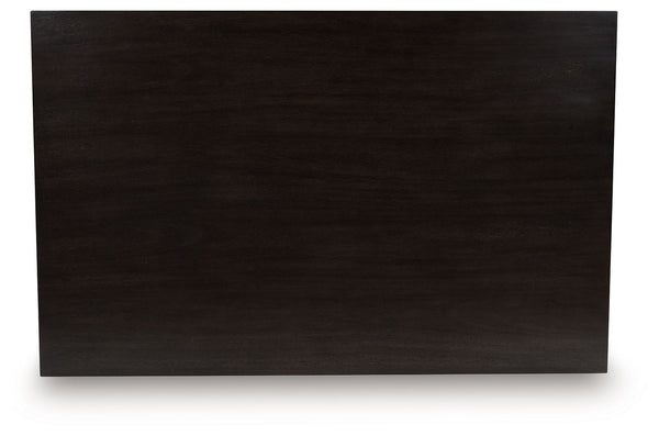 Neymorton - Mesa alta de comedor rectangular - Marrón grisáceo oscuro