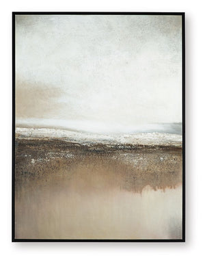 Siaking - Arte de pared - Marrón / Gris / Blanco