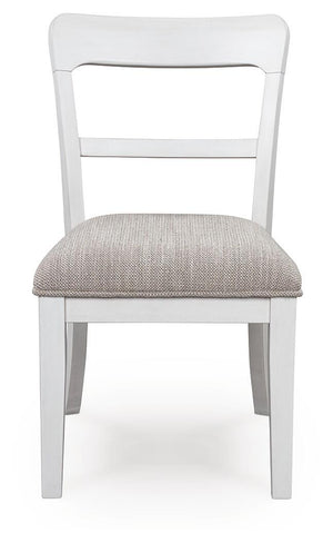 Greddinton - Upholstered Dining Side Chair (Set of 2) #white