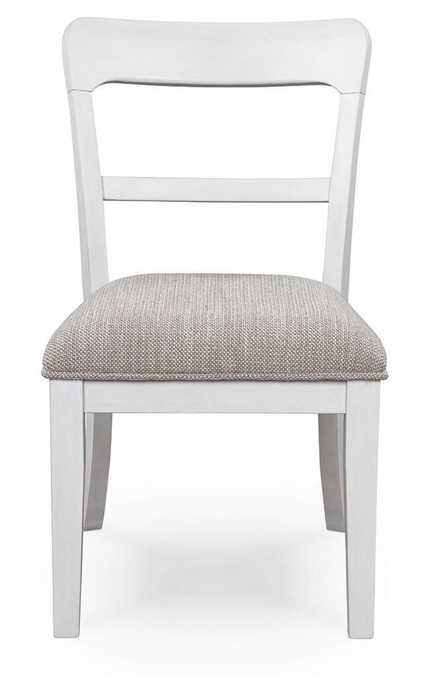 Greddinton - Upholstered Dining Side Chair (Set of 2) #white