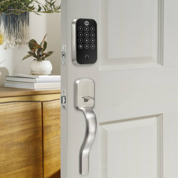 Yale - Assure Lock 2 - Smart Lock Wi-Fi Deadbolt with Touchscreen Keypad | Fingerprint Access - Satin Nickel