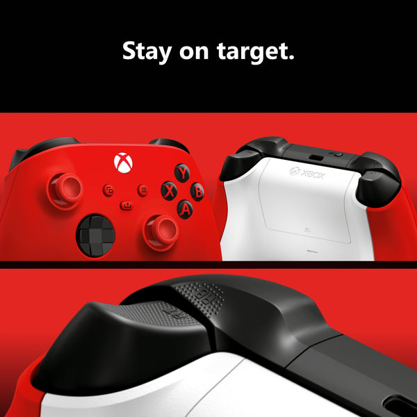 Microsoft - Xbox Wireless Controller for Xbox Series X, Xbox Series S, Xbox One, PCs, and Cloud-Enabled Devices - Pulse Red