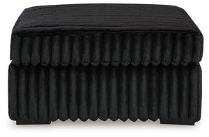 Midnight-Madness - Oversized Accent Ottoman #black