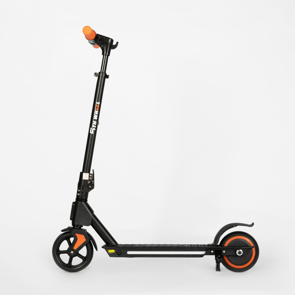 5th Wheel - K1MAX Kids Electric Scooter w/ 5 mi Max Range and 10 mph Max Speed - Black