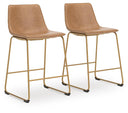 Ciabori - Tall Upholstered Barstool (Set of 2) #beige