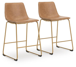 Ciabori - Upholstered Barstool (Set of 2) #beige