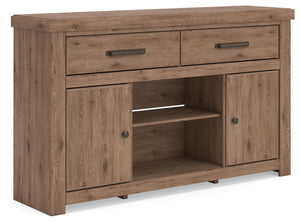 Garistyn - LG TV Stand With Fireplace Option #62"wx17"dx37"h