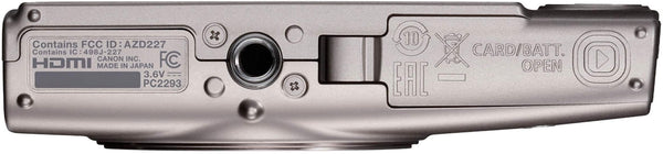 Canon - PowerShot ELPH 360 HS A Full HD Video 20.2-Megapixel Digital Camera - Silver
