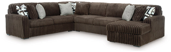 Midnight-Madness - 4 Piece Sectional