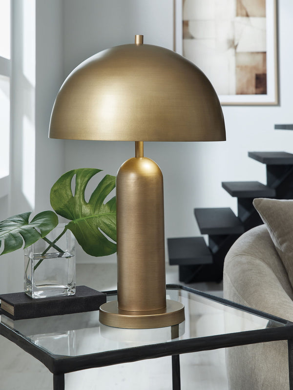 Wendfield - Metal Lamp #lightbrown #tablelamps