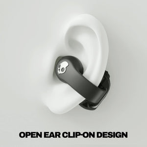 Skullcandy - Push 720 Open - Ear True Wireless Bluetooth Open Earbuds - Black