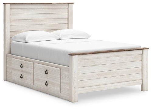 Willowton - Panel Bed #full #2drawers