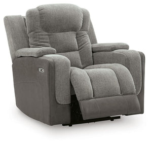 Mixed Motion - Power Recliner With Adjustable Headrest #gray