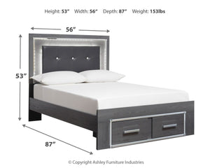 Lodanna - Panel Bed #full #storage