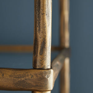 Ryandale - Bookcase - Antique Brass Finish