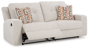 Danum - 2 Seat Reclining Sofa #white