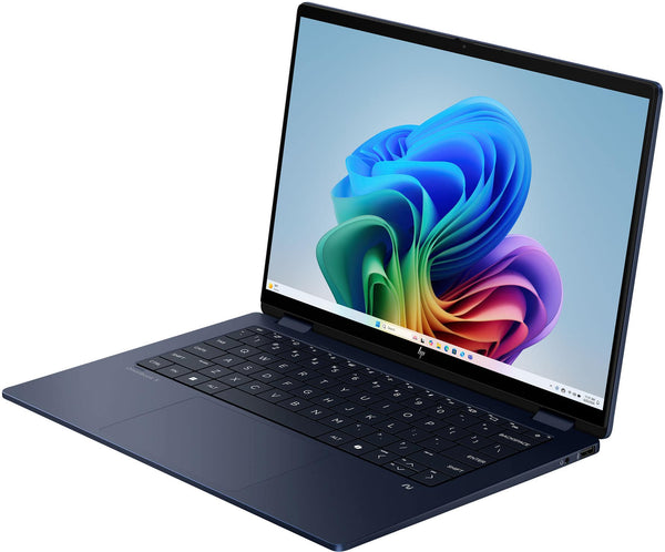 HP - OmniBook X Flip 2-in-1 - Copilot+ PC - 14" 2K Touch-Screen Laptop - Intel Core Ultra 5 226V - 16GB Memory - 512GB SSD - Atmospheric Blue