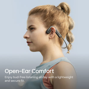 Shokz - OpenMove Bone Conduction Open Ear Lifestyle/Sport Headphones - Gray