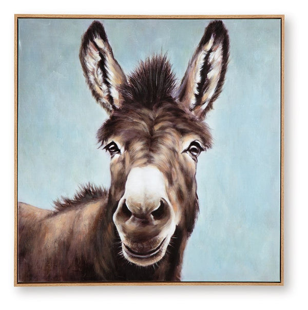 Landerton - Arte de pared - Marrón / Azul / Blanco