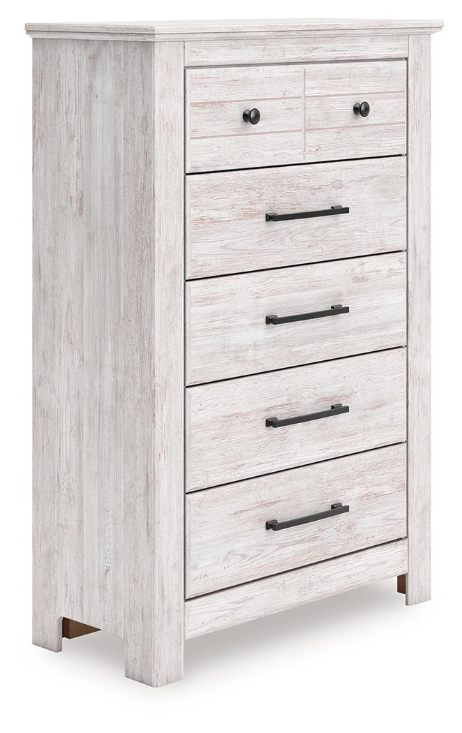 Makidern - Five Drawer Chest #lightbrown