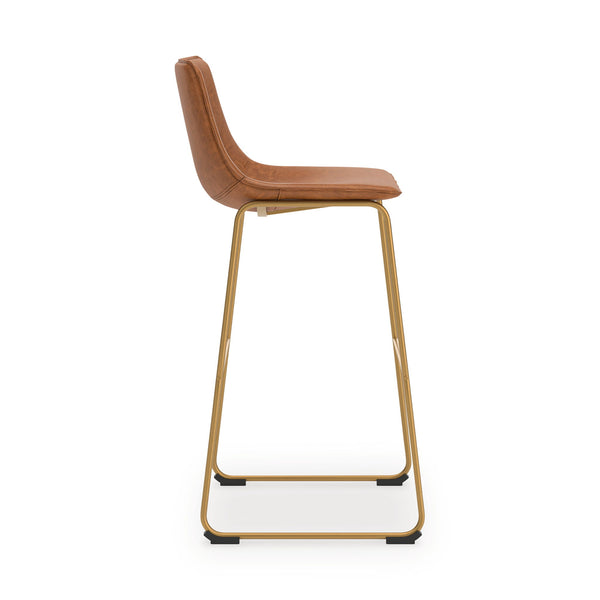 Ciabori - Tall Upholstered Barstool (Set of 2) #lightbrown