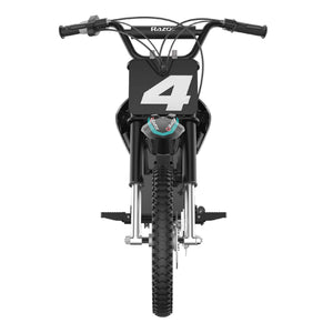 Razor - MX650 Dirt Rocket Off-Road Motocross Electric Ride-On Bike w/ 10 miles Max Operating Range and 17 mph Max Speed - Black/Teal
