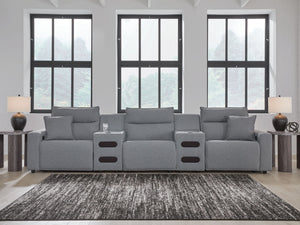 Modmax II - 5 Piece Reclining Sectional #5pc.powerrecliningsectionalwith2audioconsoles