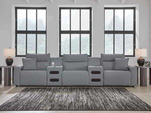 Modmax II - 5 Piece Reclining Sectional #5pc.powerrecliningsectionalwith2audioconsoles