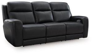 5Z-Comfort - Relaxation - Power Reclining Sofa With Adj Headrest #black